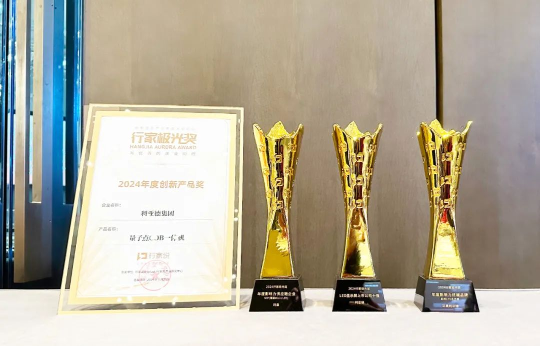 霸榜 | 四大榜單盡數囊括，利亞德集團連續(xù)五年斬獲“極光”大獎